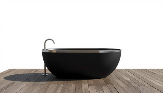 The Luxe — Premium Matte Black Cold Plunge Tub